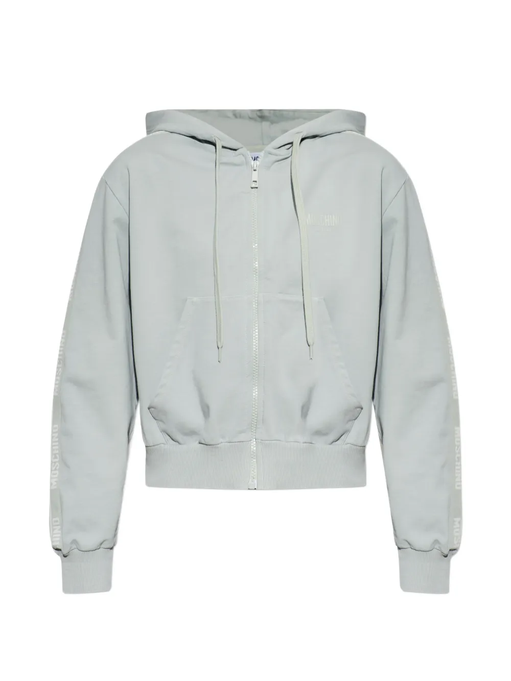 Moschino zip-up hoodie - Blu