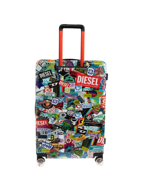 Diesel sticker-print suitcase