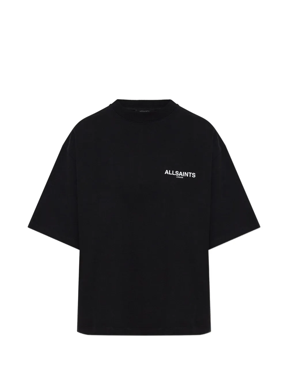 AllSaints butterfly-print logo T-shirt - Nero