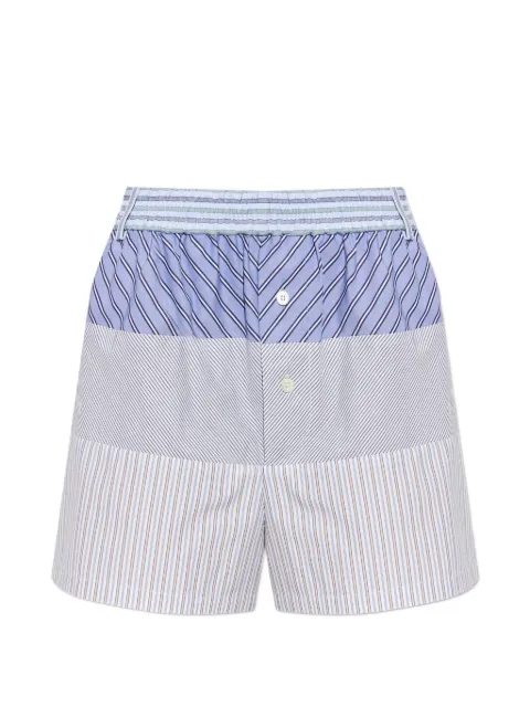 Moschino shorts con diseño patchwork