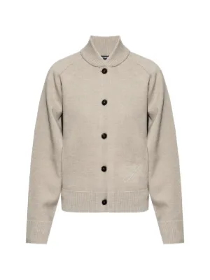JACQUEMUS ジャックムス⭐︎ホワイトカーディガン 34 JACQUEMUS - The jacquemus knit ジャックムス ニット / ホワイト