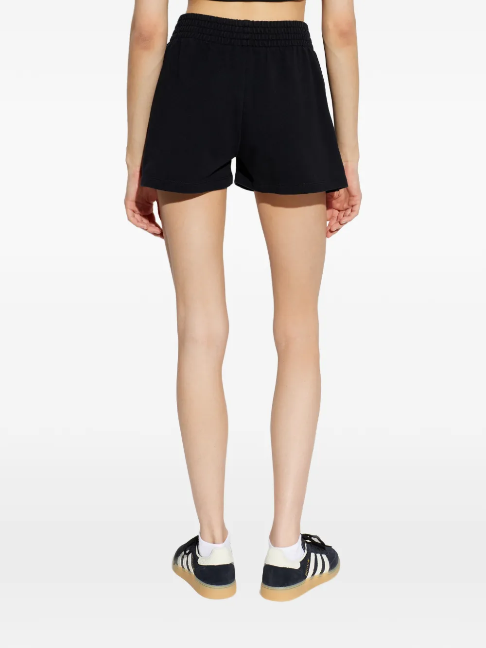 Moschino Shorts met teddybeerprint en logo Zwart