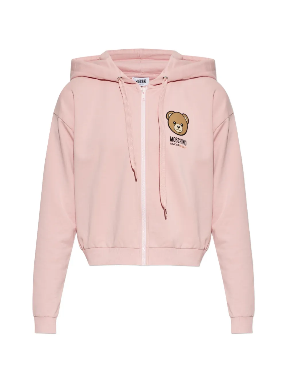 Moschino Teddy Bear zip-up hoodie - Rosa