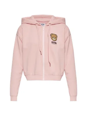 パーカーワンピース♡MOSCHINO MOSCHINO (モスキーノ) ベアプリント プルオーバー パーカー