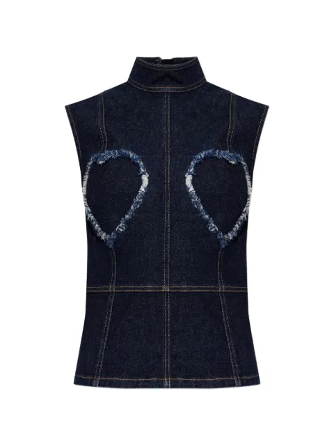Moschino stretch denim top