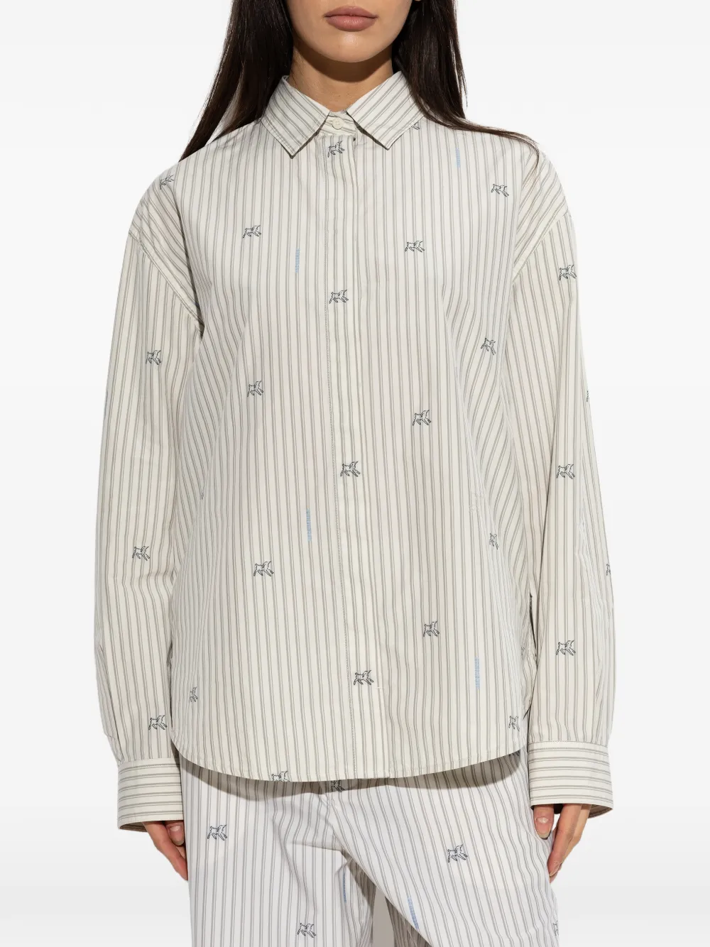 Jacquemus Simon overhemd Beige