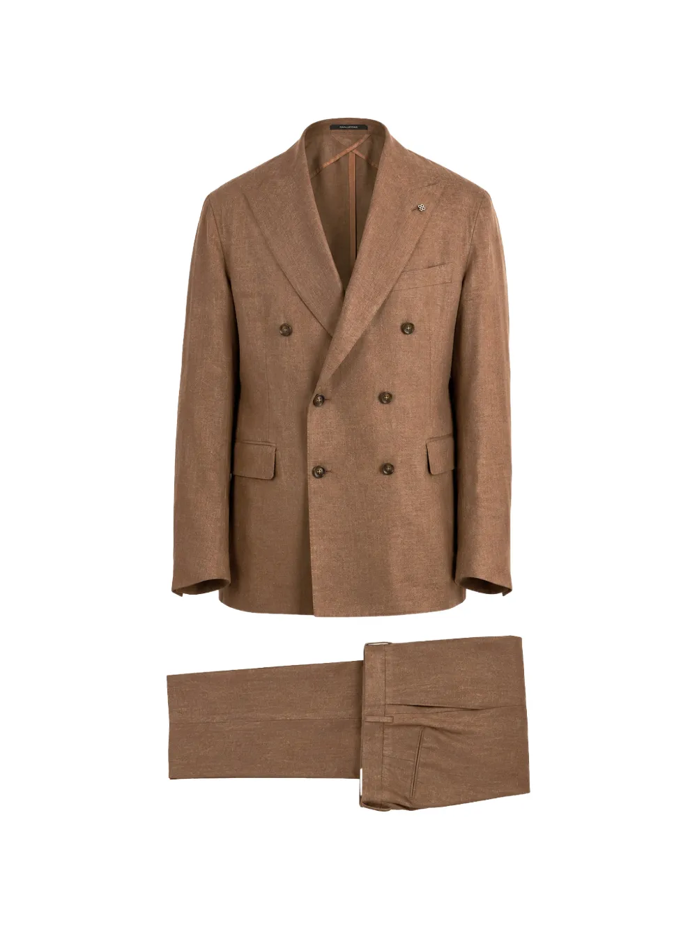 Tagliatore double-breasted suit - Braun