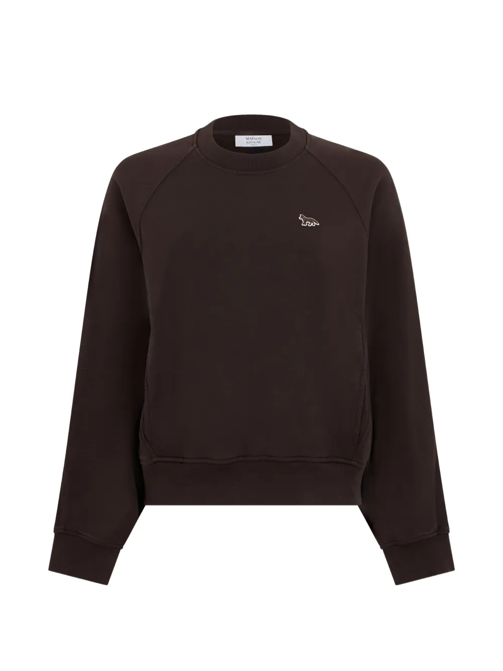 Maison Kitsuné fox motif sweatshirt - Marrone