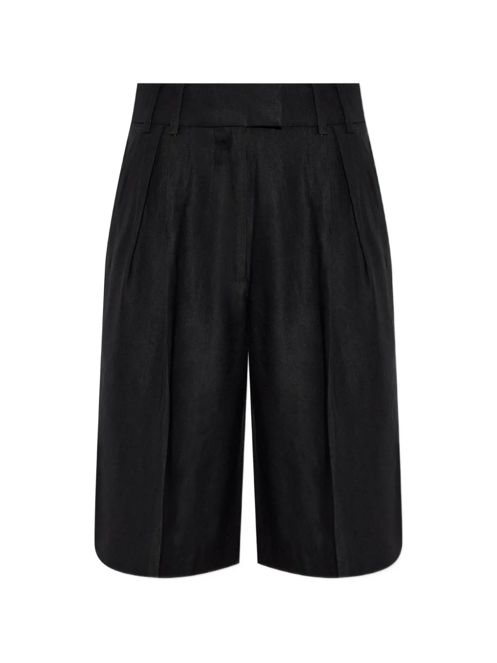 AllSaints pleated Charley shorts - Nero
