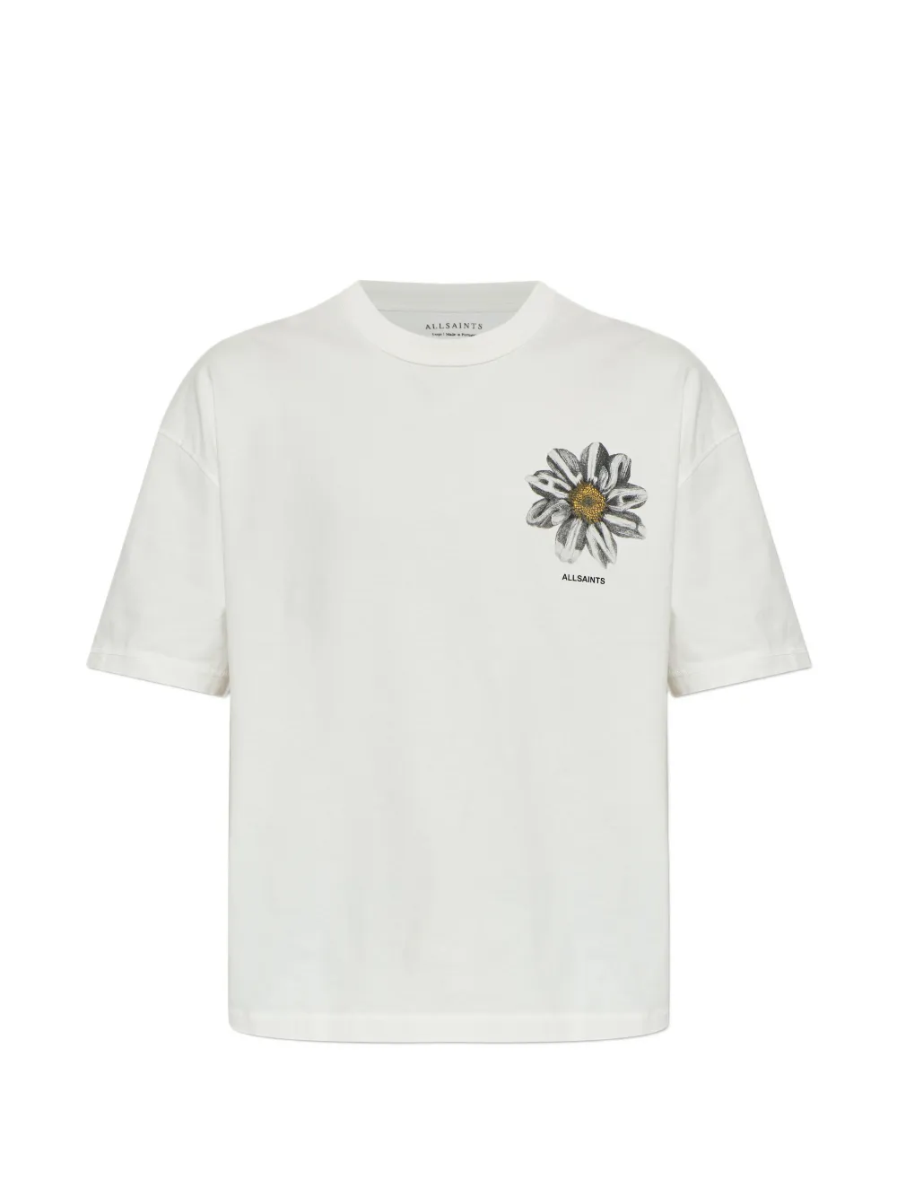 AllSaints T-Shirt mit Blumenprint - Weiß