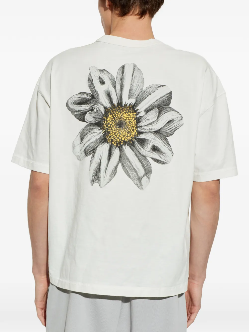 AllSaints T-shirt met bloemenprint Wit