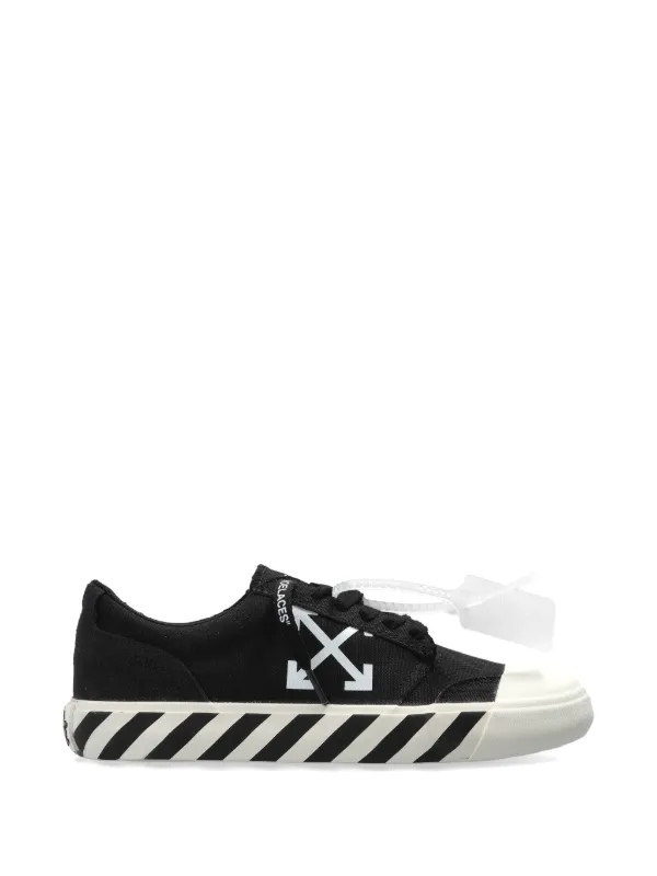 Off-White Vulcanized Undercut Sneakers in Black