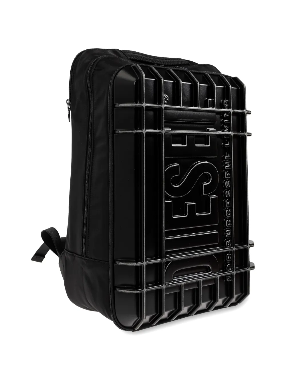 Diesel Embossed Logo Backpack | Black | FARFETCH ZA