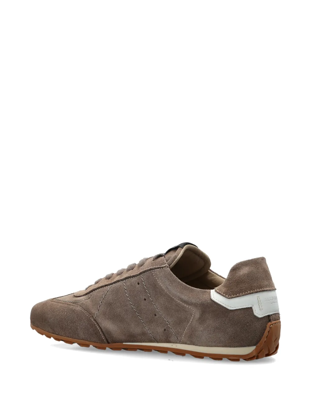 AllSaints Sneakers met suède vlakken Bruin