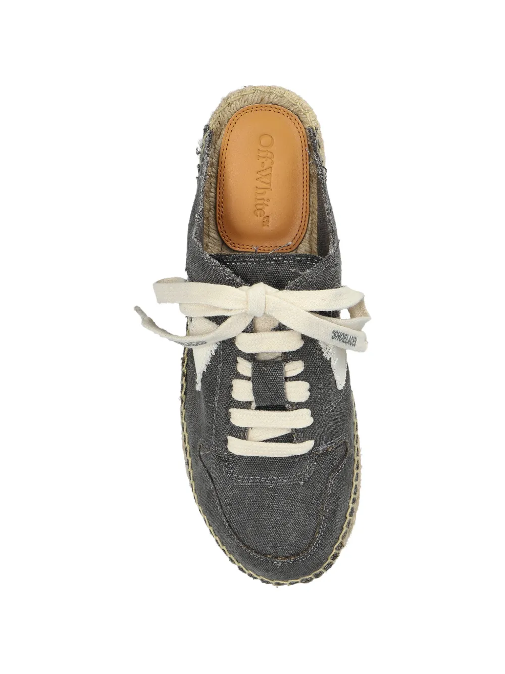 Off-White Arrows frayed sneakers Grijs