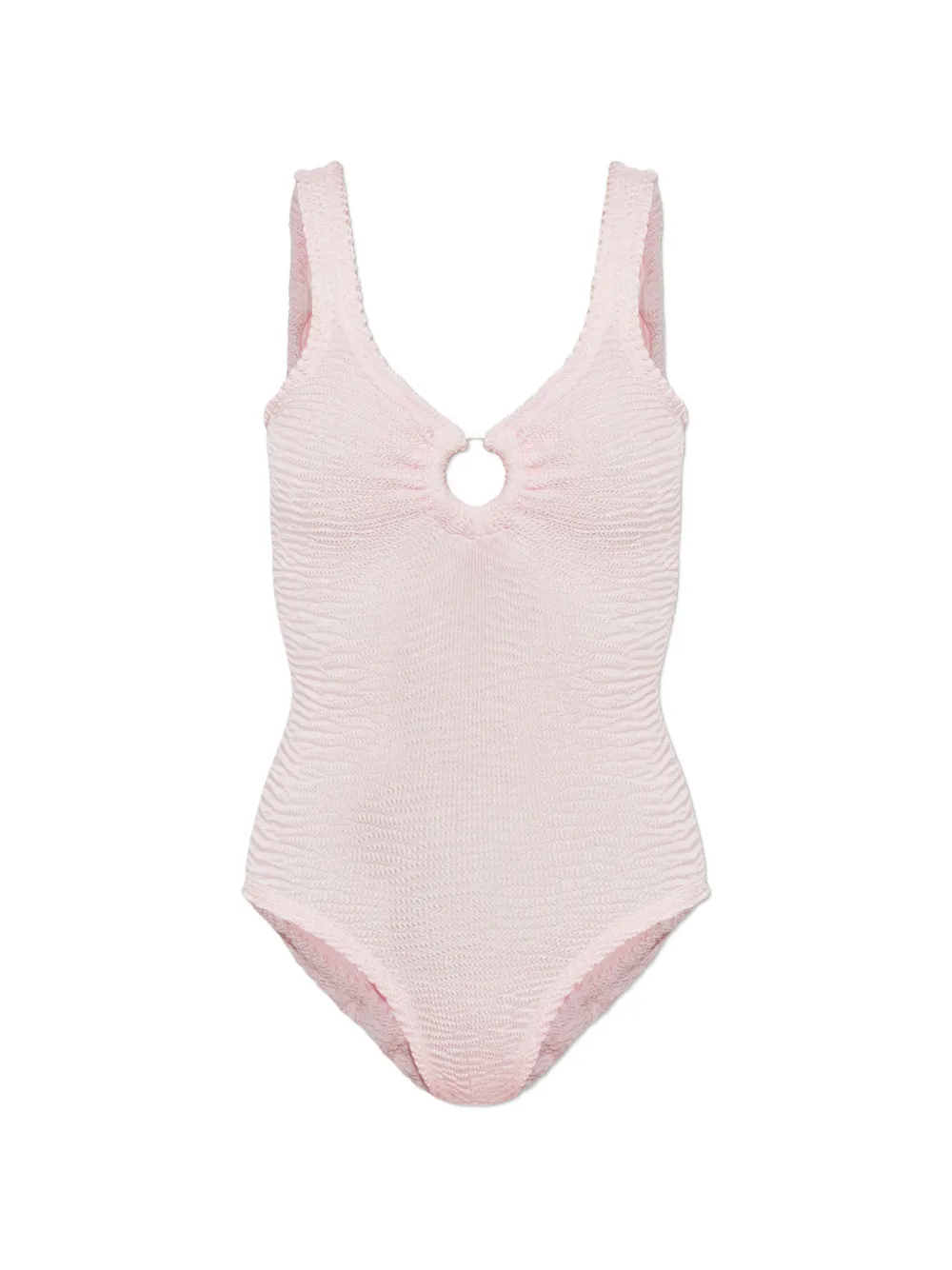PARAMIDONNA Romana seersucker swimsuit - Rosa