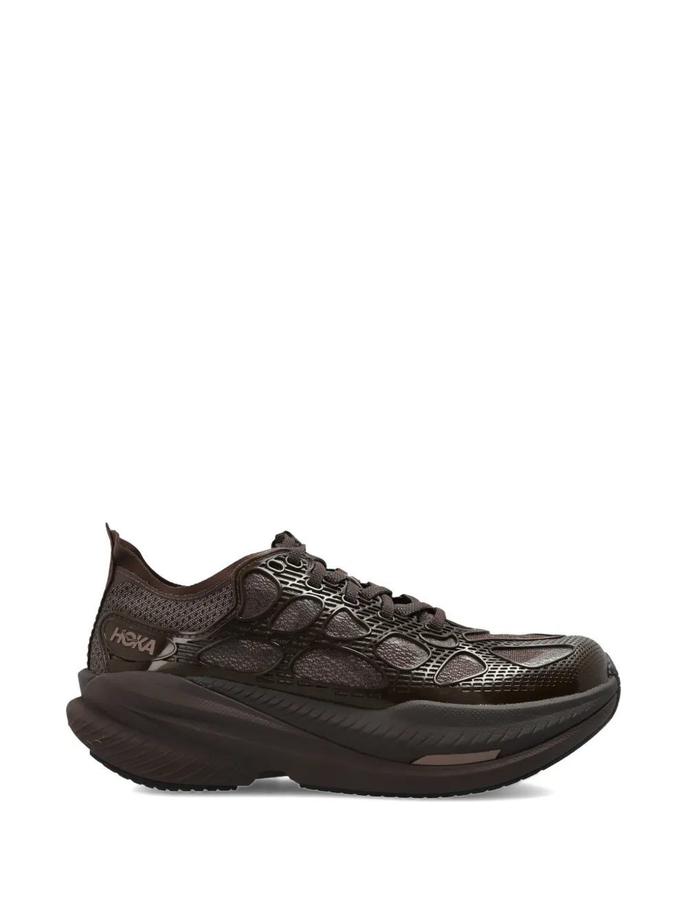 HOKA Mach X Caged sneakers Bruin