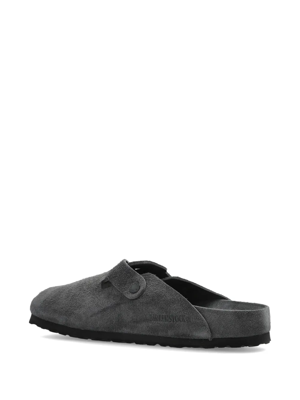 Birkenstock Boston suède sandalen Grijs