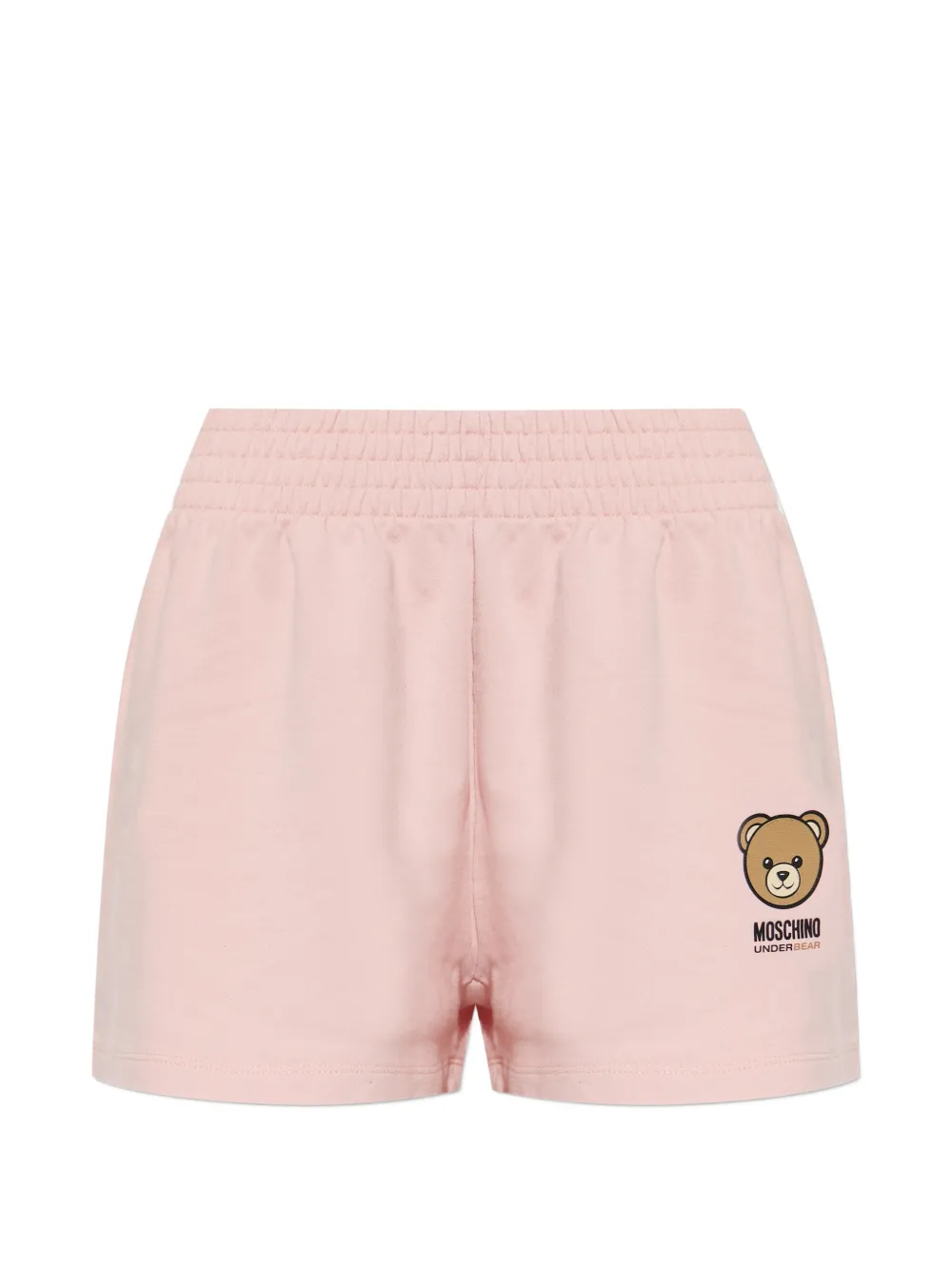 Moschino logo-print shorts - Pink