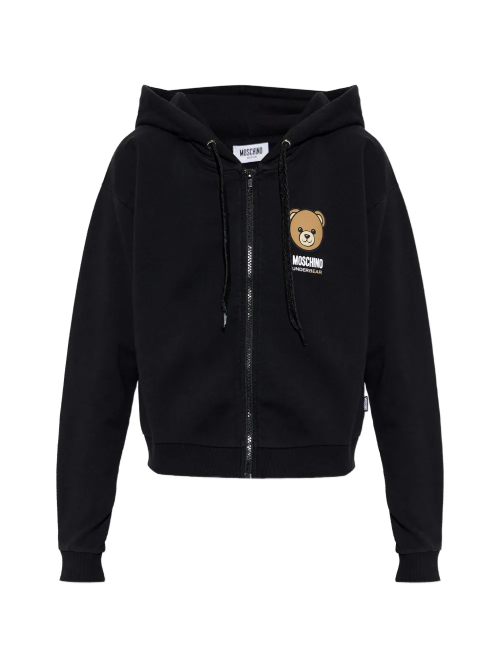 Moschino Teddy Bear logo hoodie - Schwarz