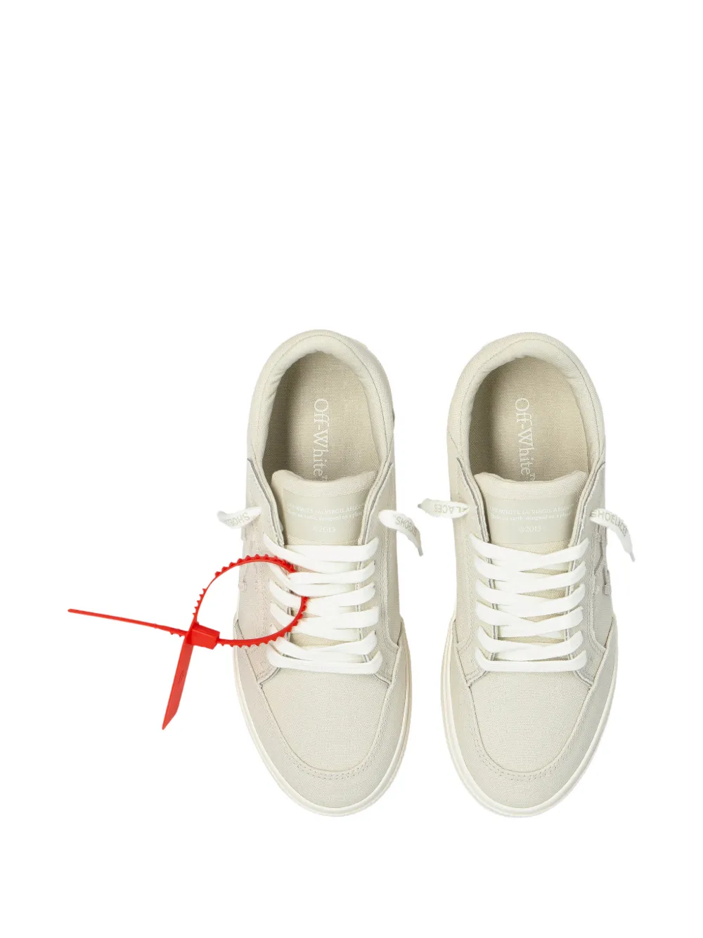 Off-White Arrows Zip Tie sneakers Beige