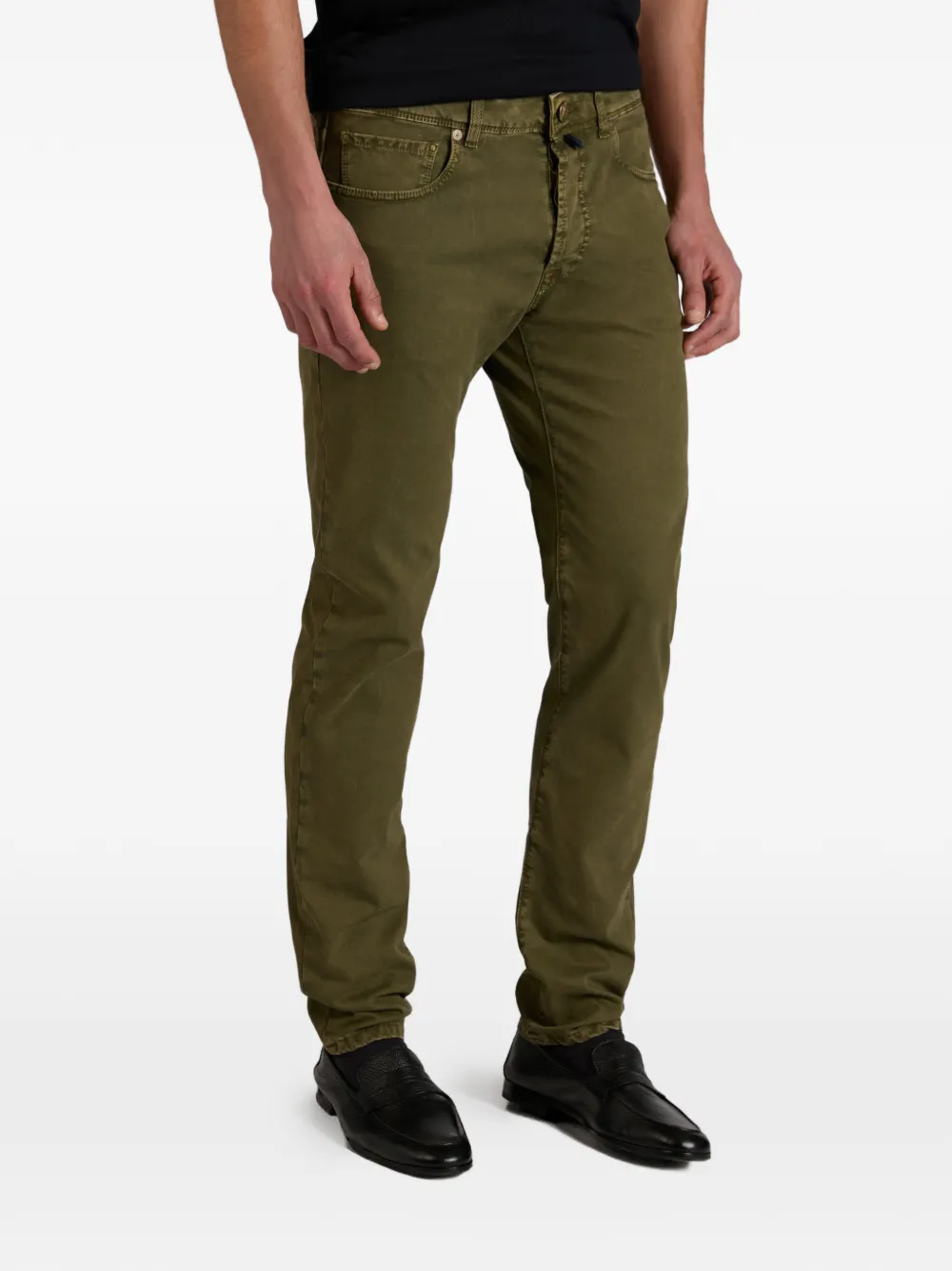 slowear Broek met vijf zakken Groen