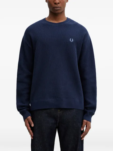 Fred Perry logo-embroidered sweater