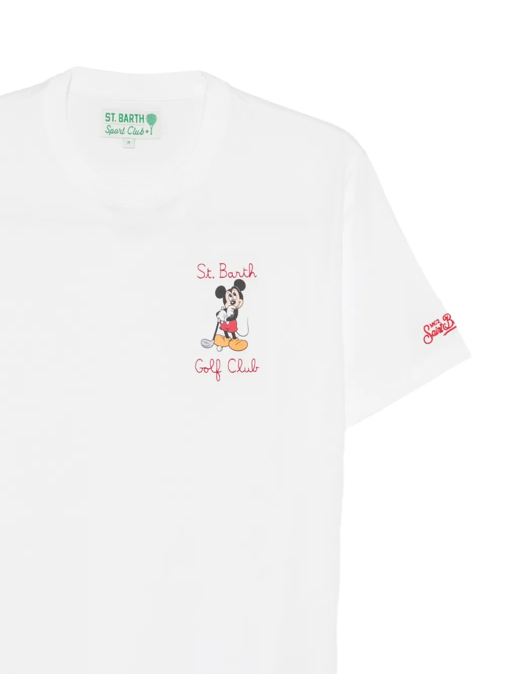 MC2 Saint Barth Portofino T-shirt met grafische print Wit