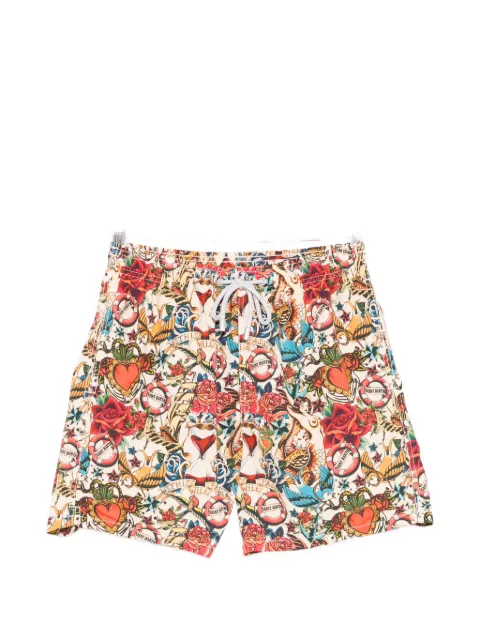MC2 Saint Barth Gustavia tattoo-print swim shorts