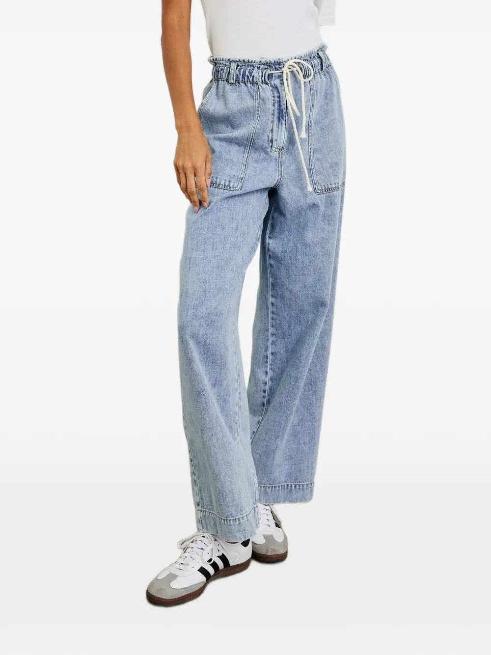 Rails Ryan drawstring ruffled trousers - Blau