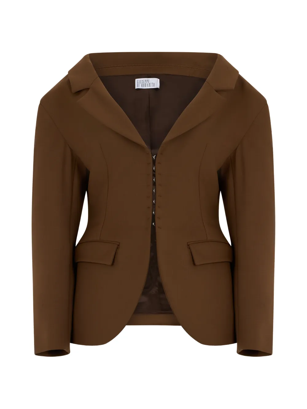 Giuseppe Di Morabito off-the-shoulder jacket - Marrone