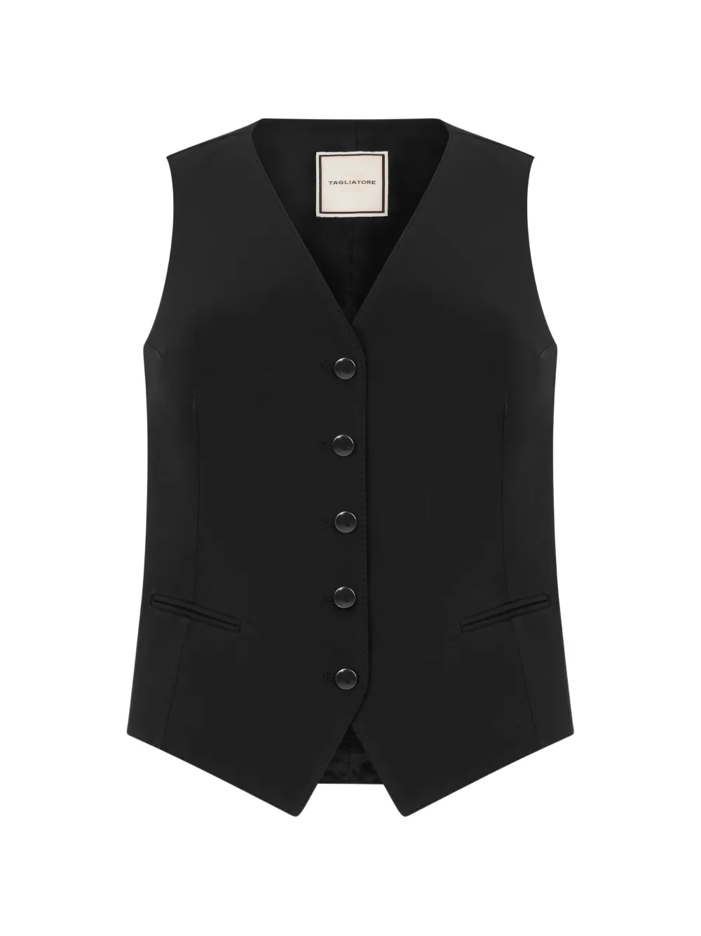 Tagliatore buttoned waistcoat - Nero
