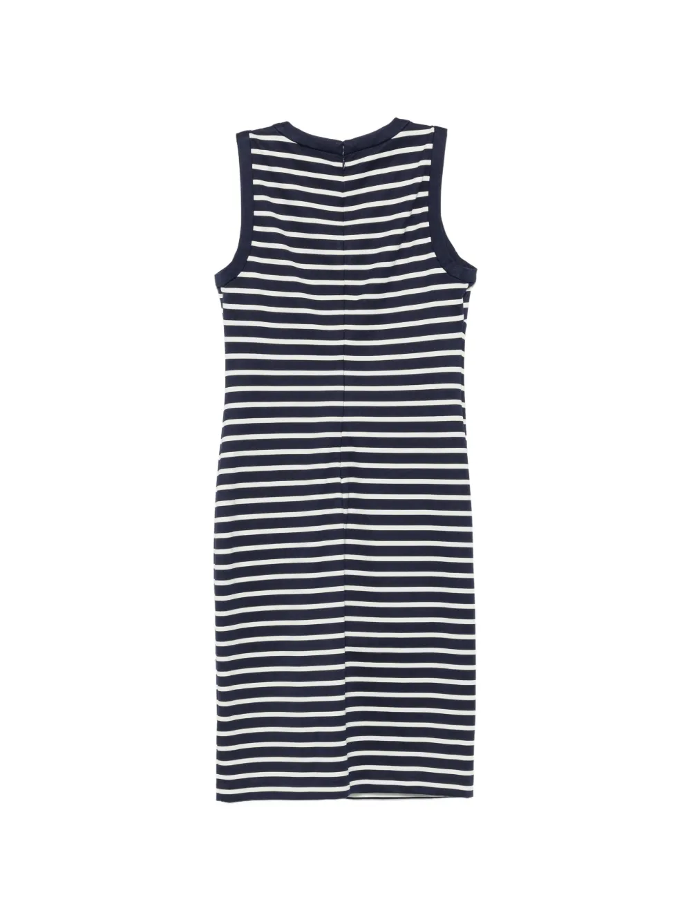 Lauren Ralph Lauren Taysin gestreepte jurk met knoopdetail Blauw