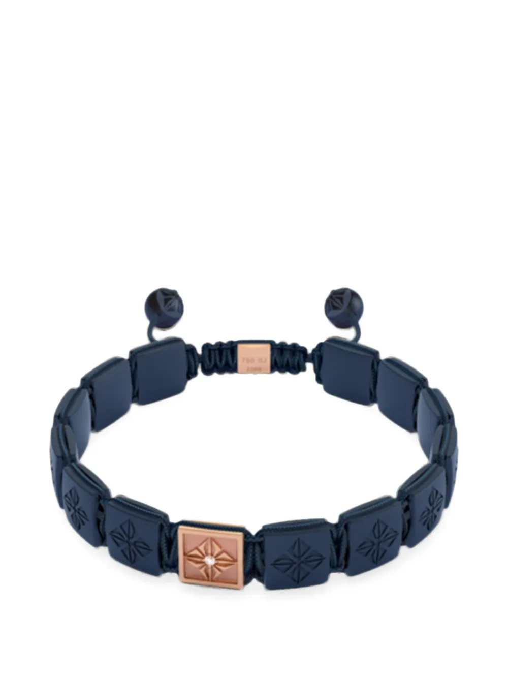 Shamballa Jewels matte diamond bracelet - Blu