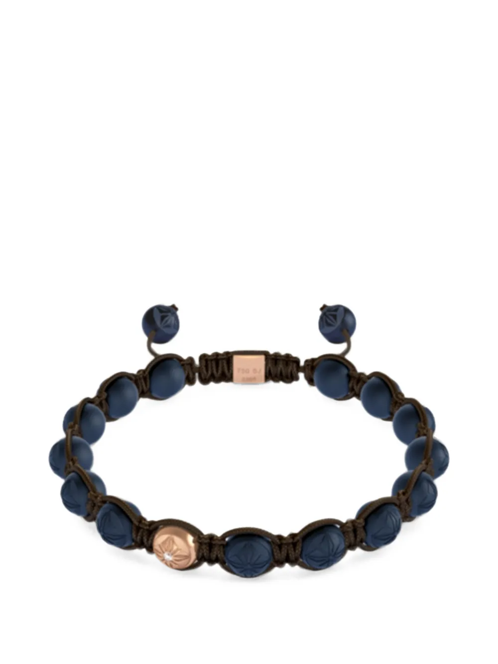 Shamballa Jewels braided diamond bracelet - Blu