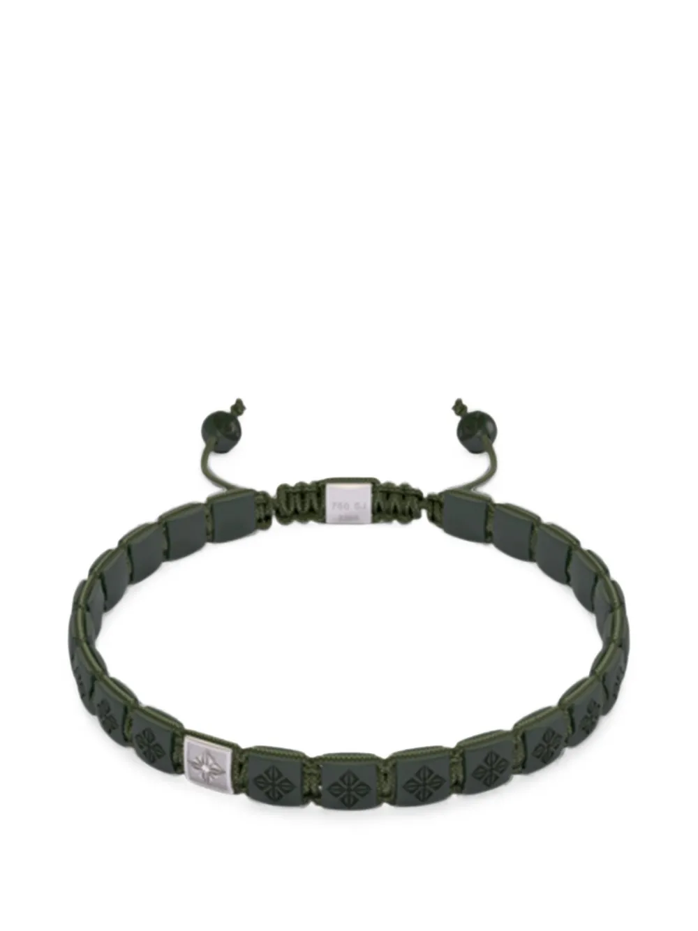Shamballa Jewels diamond lock bracelet - Verde