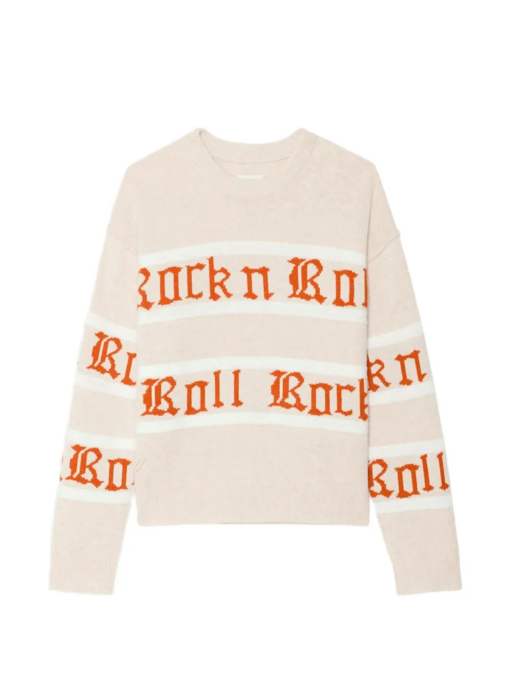 Zadig&Voltaire Markuz gestreepte trui met patroon Roze
