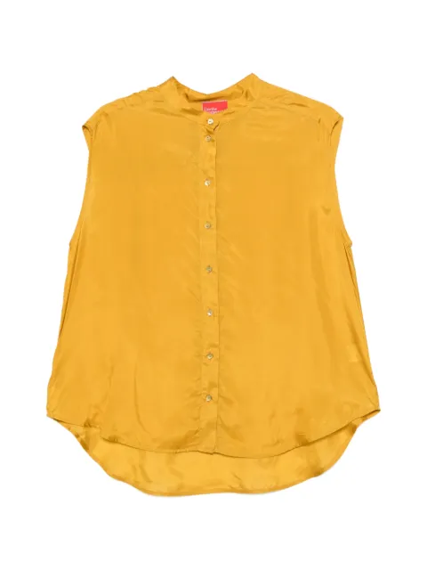 Merci sleeveless button-up blouse