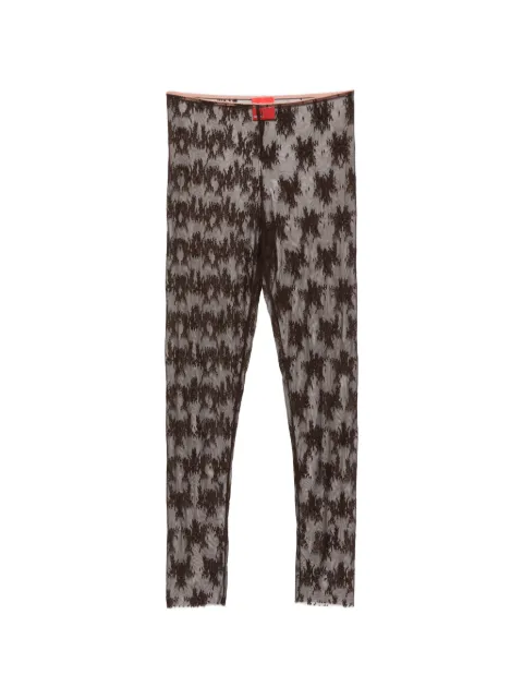 Merci floral-lace trousers