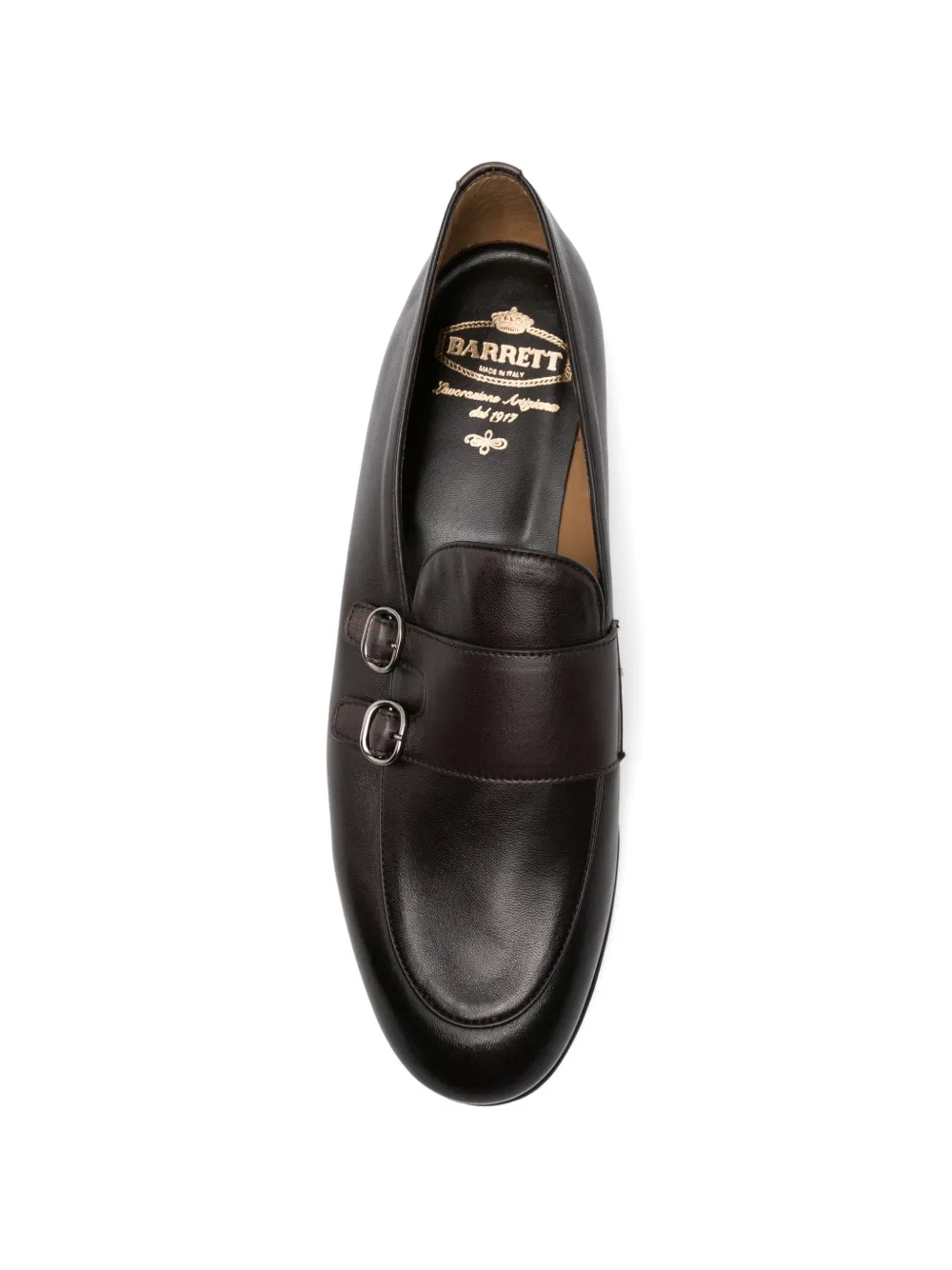 Neil Barrett double-buckle leather loafers Bruin