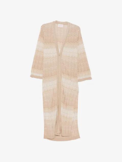 MC2 Saint Barth zig-zag knit cardigan