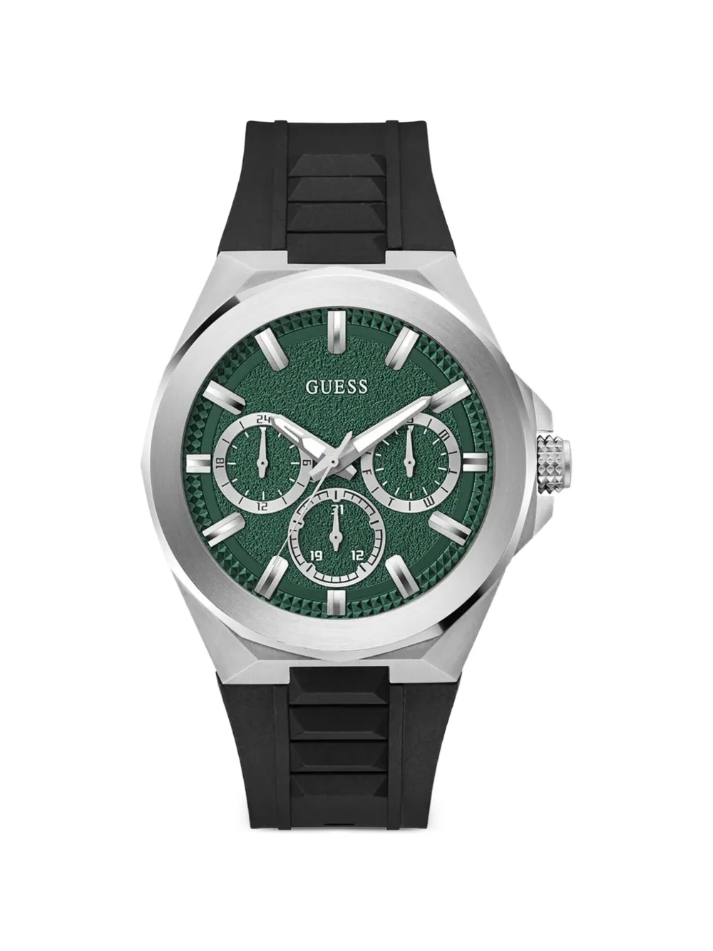 GUESS USA round-shape 46mm watch - Verde