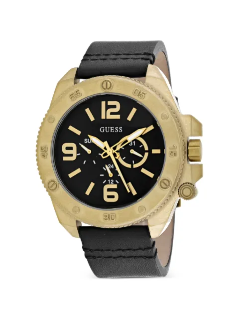 GUESS USA logo-detail 46mm watch