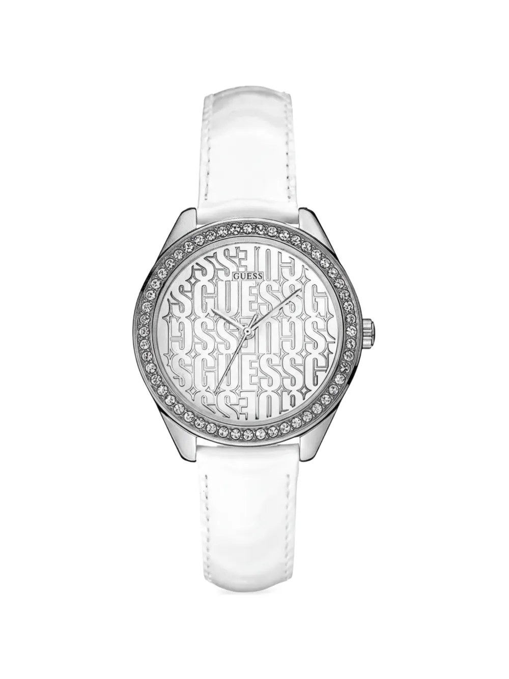 GUESS USA Orologio Trance con cristalli 36mm - Argento
