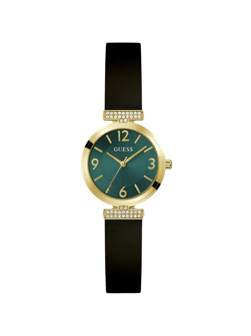 GUESS USA crystal-embellished 28mm watch - Verde