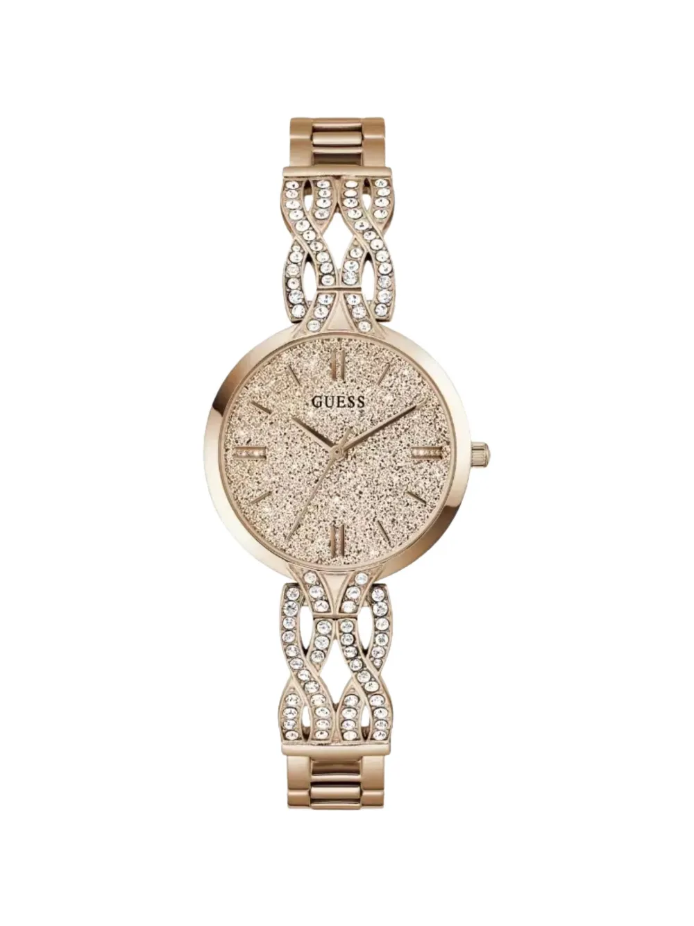 GUESS USA crystal-embellished 32mm watch - Gold