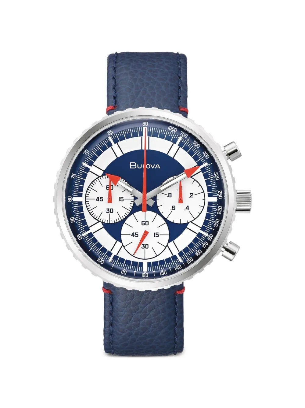 Bulova logo-detail 46mm watch - Bianco