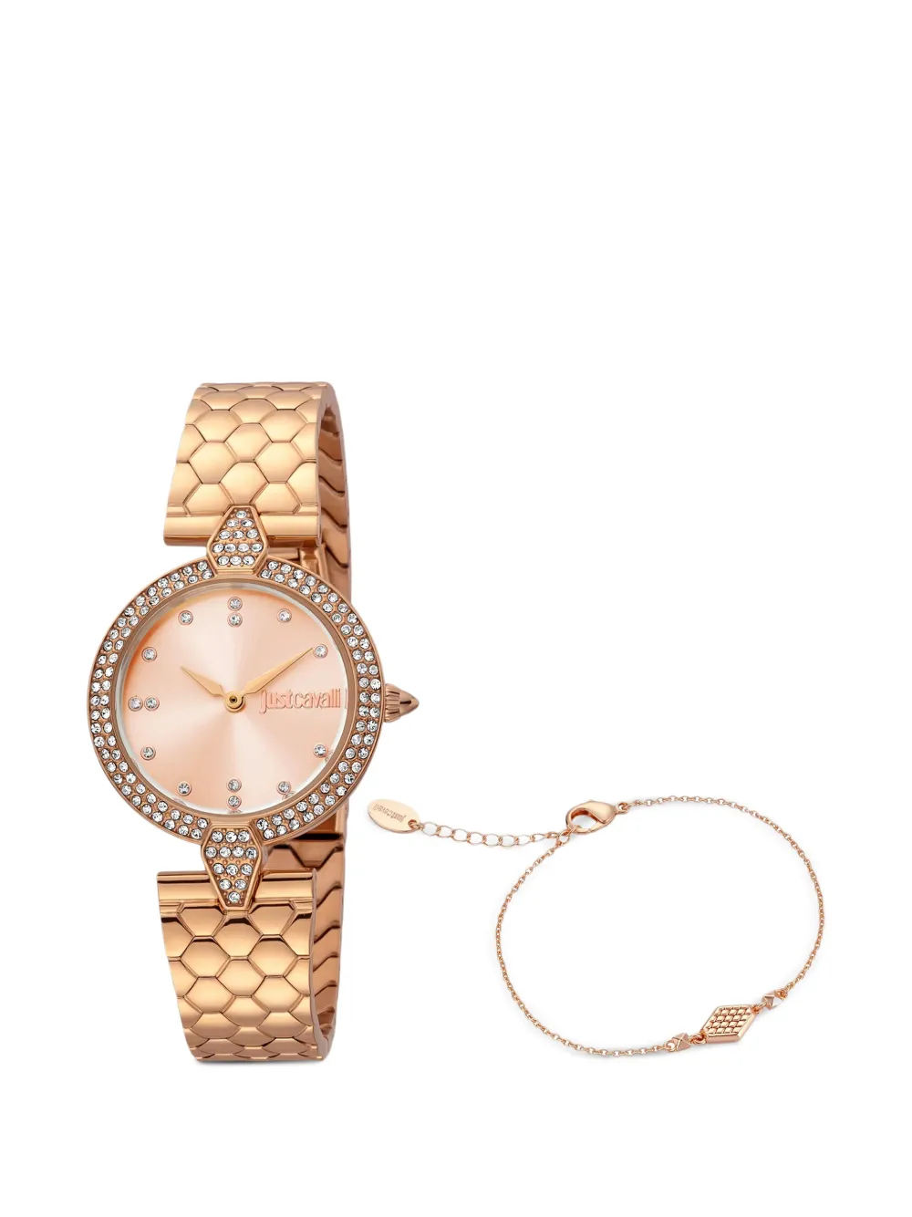 Just Cavalli Nobile Glam 30mm watch - Rosa