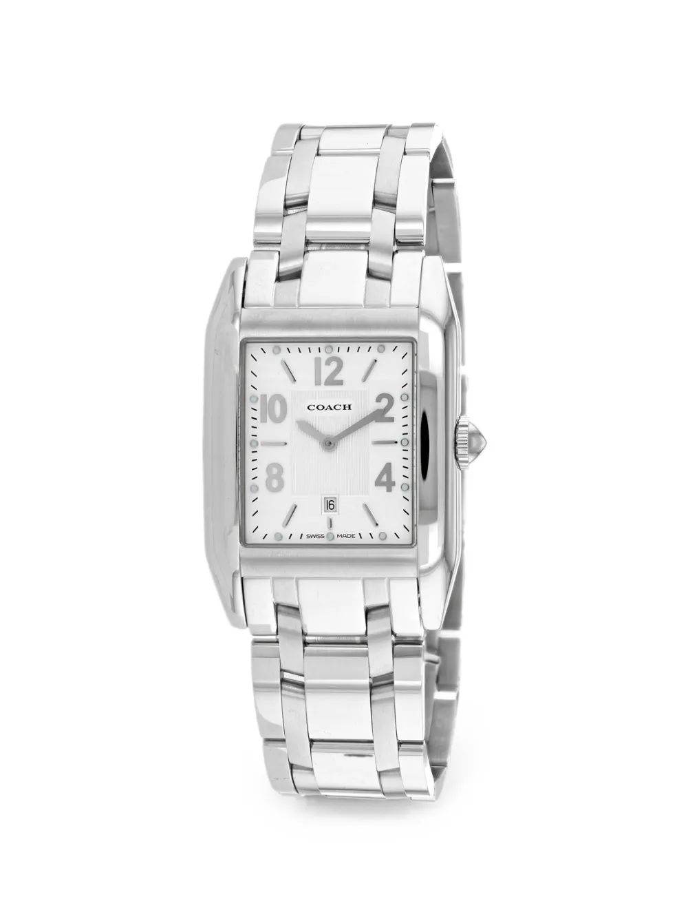 Coach Rectangular-face 42mm Watch In Metallic