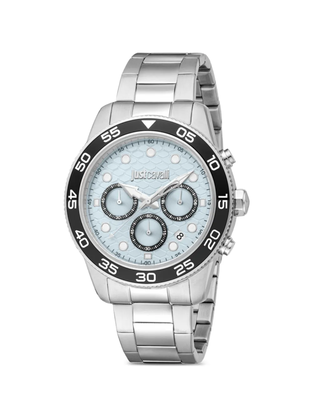 Just Cavalli logo-detail 42mm watch - Blu